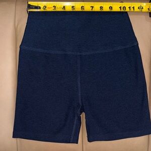Beyond Yoga Dark Blue High-Waisted Shorts
